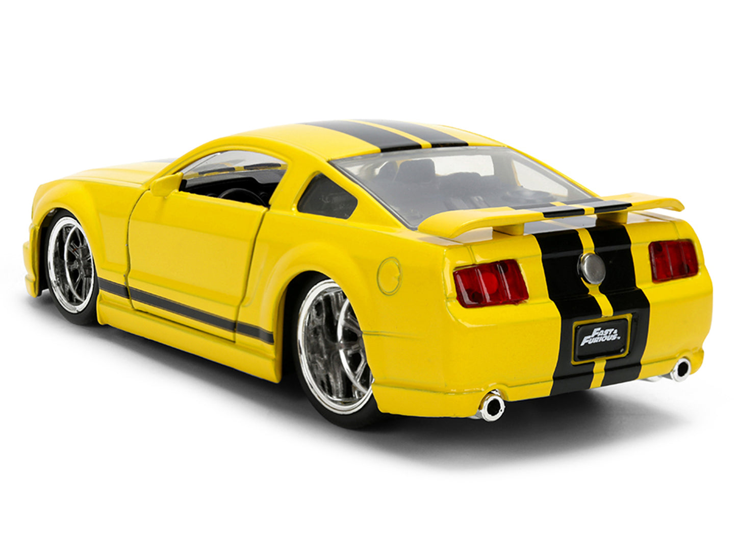 2006 Ford Mustang GT Yellow with Black Stripes "Fast & Furious 25 Years" Series 1/32 Diecast Model Car by Jada <h2>2006 Jada</h2> <p>High-quality perfect for collectors and enthusiasts. Features detai