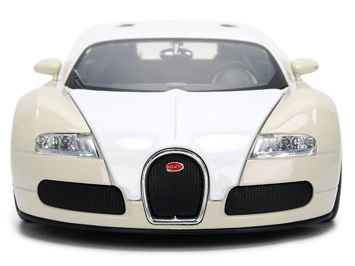 2011 Bugatti Veyron White Tan (2015) Movie 1/24 Diecast Model Car - Jada