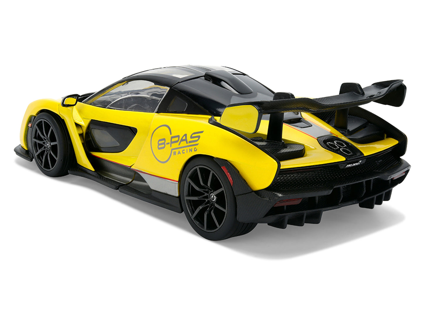McLaren Senna "8-PAS Racing" Yellow Metallic with Black Top "Hyper-Spec" Series 1/24 Diecast Model Car by Jada <h2>McLaren Jada</h2> <p>High-quality perfect for collectors and enthusiasts. Features de