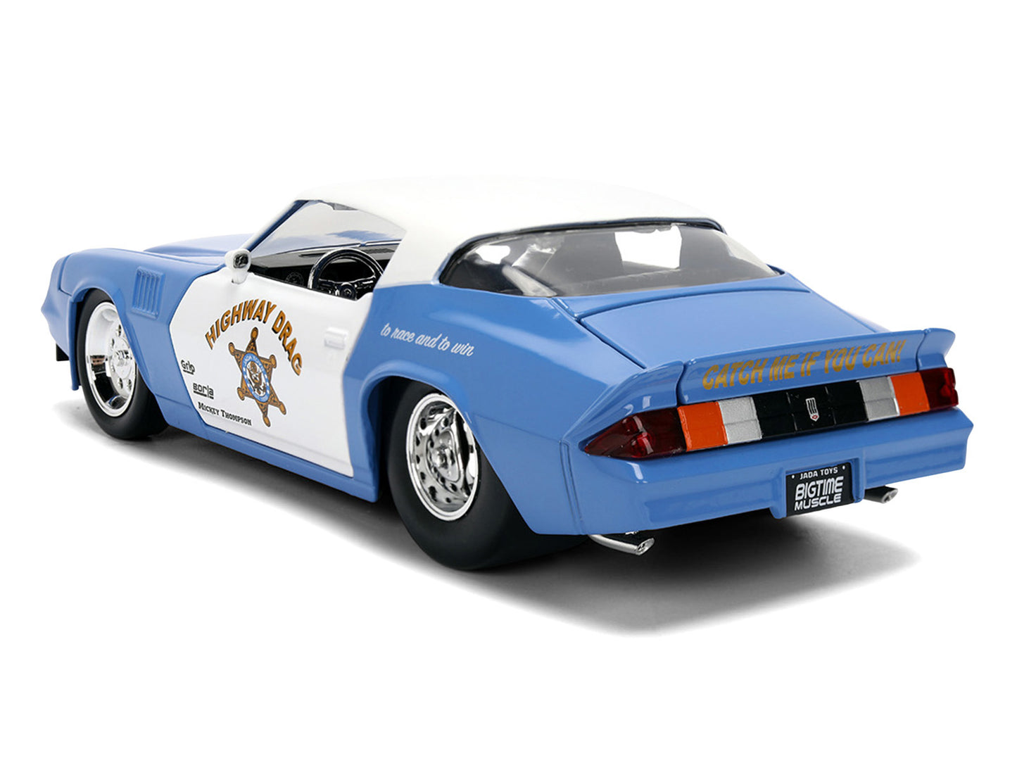 1979 Chevrolet Camaro Z28 Police "Highway Drag" Blue and White "Bigtime Muscle" Series 1/24 Diecast Model Car by Jada <h2>1979 Jada</h2> <p>High-quality perfect for collectors enthusiasts. Features de