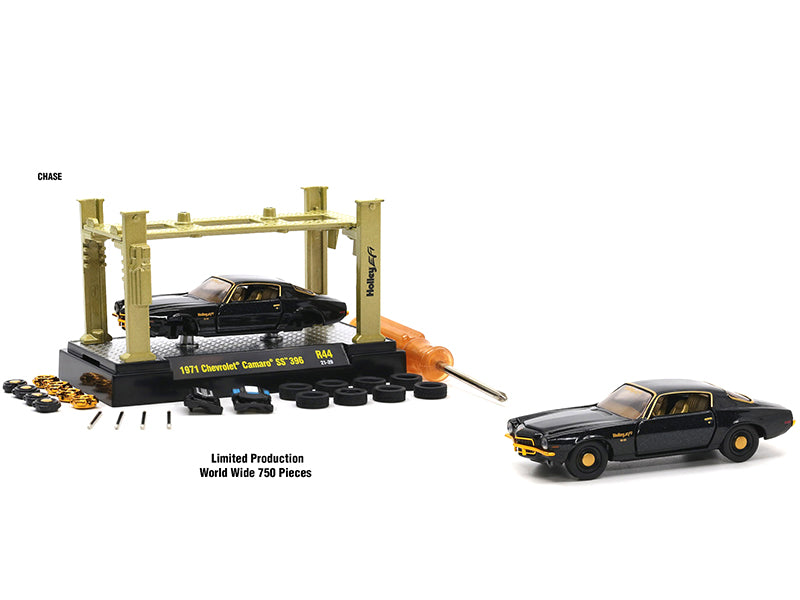 Model Kit 4 piece Car Set Release 44 1/64 Diecast Model Cars by M2 Machines - M2