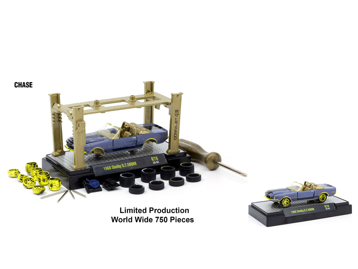 Model Kit 3 piece Car Set Release 78 1/64 Diecast Model Cars by M2 Machines - M2