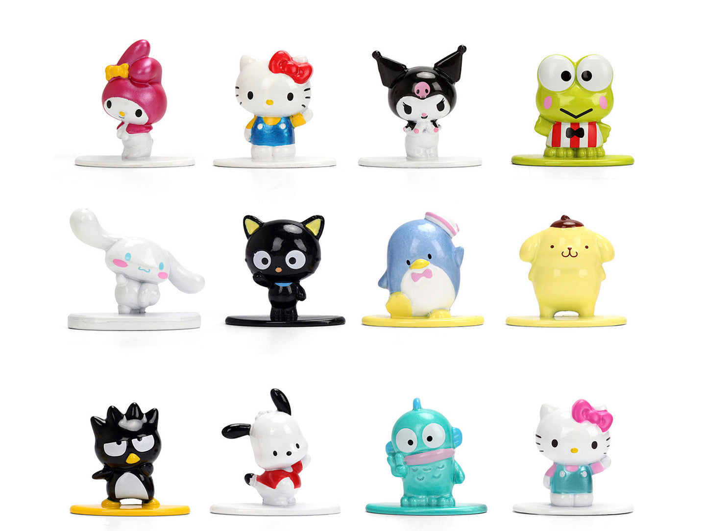 Set of 12 Diecast Figures "Hello Kitty and Friends" Franchise "Nano Metalfigs" Series Models by Jada <h2>Set Jada</h2> <p>High-quality model car perfect for collectors enthusiasts. Features detailed i