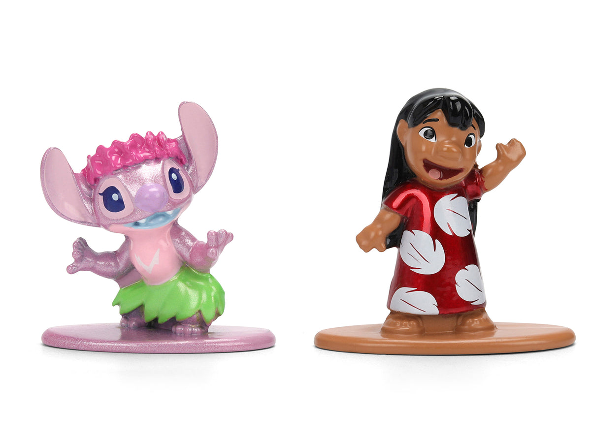 Set of 12 Diecast Figures "Disney's Stitch" Franchise "Nano Metalfigs" Series Diecast models by Jada