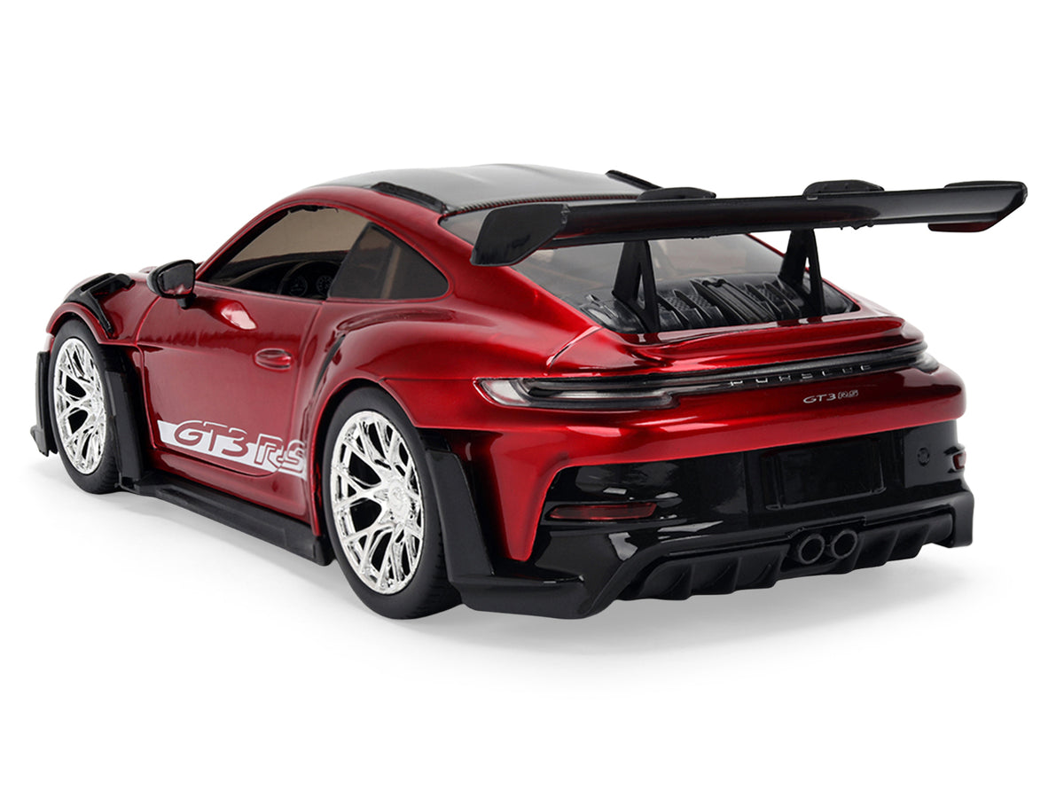 Porsche 911 (992) GT3 RS Red Chrome Carbon 1/24 Diecast Model Car - Jada