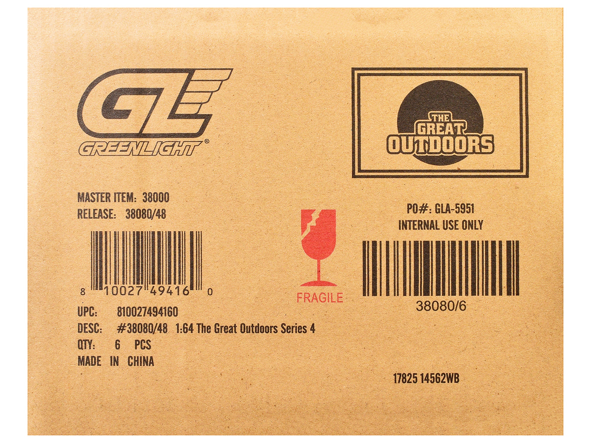 "The Great Outdoors" Series 4 Set of 6 pieces 1/64 Diecast Model Cars by Greenlight