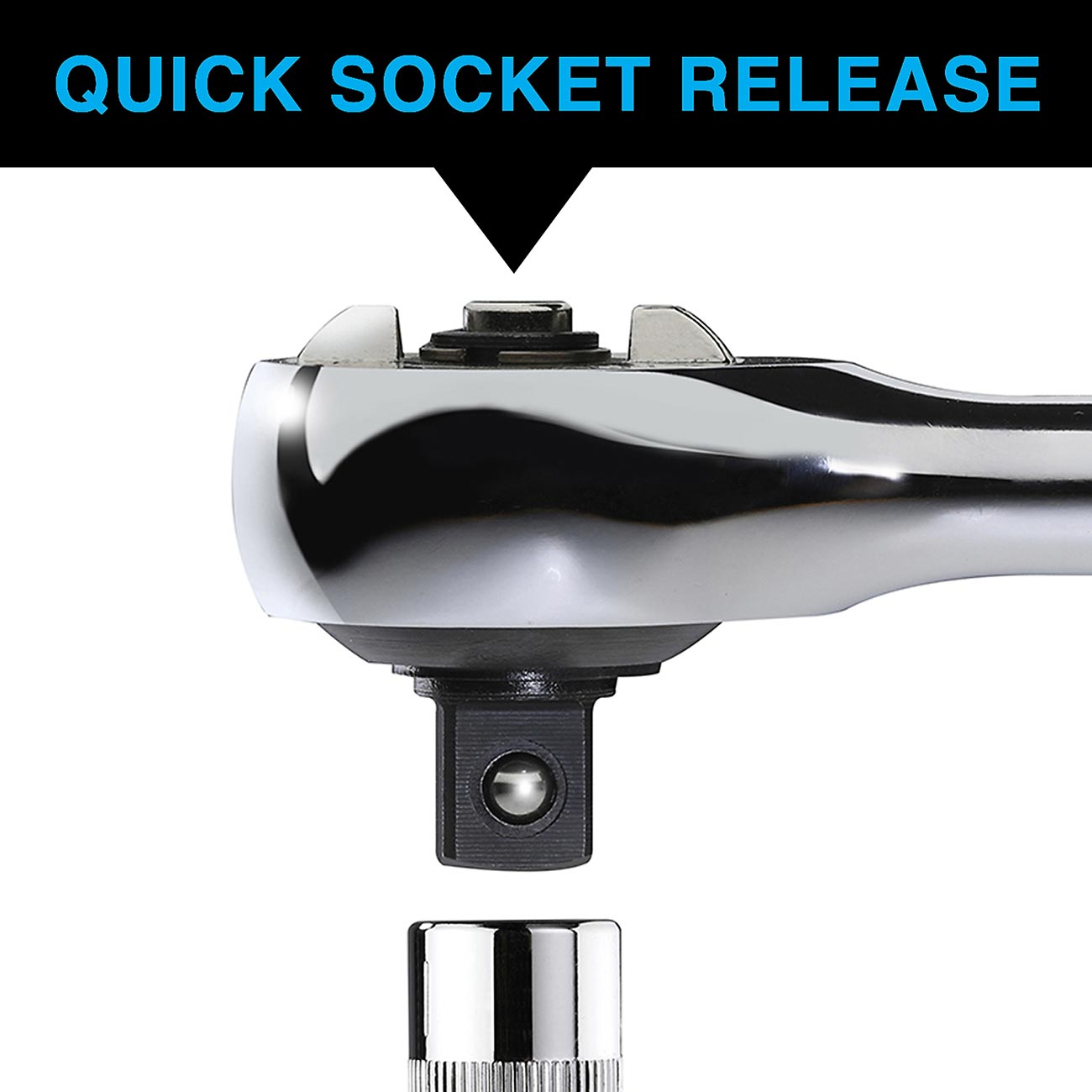 Zero Degree Ultra-Precise Gearless 3/8" Ratchet