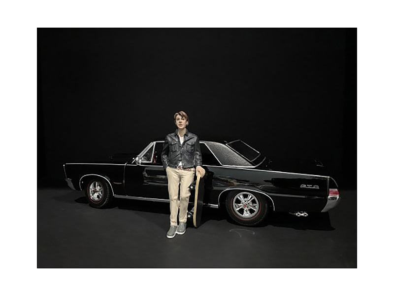 Skateboarder Figurine III for 1/18 Scale Models by American Diorama <h2>Skateboarder Diorama</h2> <p>High-quality diecast model car perfect collectors and enthusiasts. Features detailed interior exter