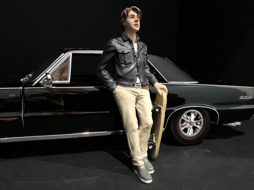 Skateboarder Figurine III for 1/24 Scale Models by American Diorama