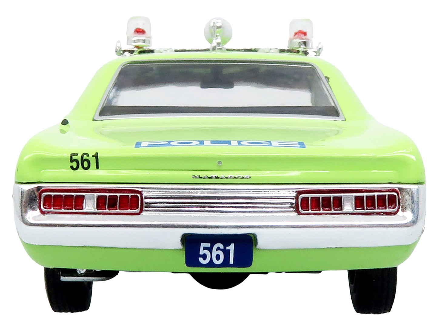 1972 AMC Matador Police Car "Cleveland Police Department" Light Green 1/43 Diecast Model by Iconic Replicas