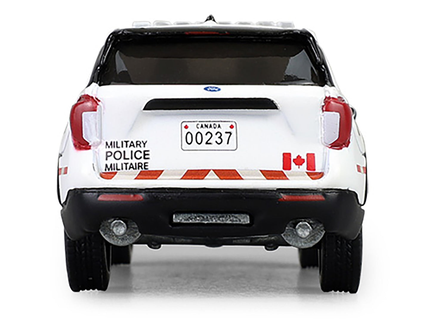 2024 Ford Police Interceptor Utility "Canada Military Police" White with Graphics "Hot Pursuit - Canada Special Edition" Series 1/64 T&y Diecast Model Car by Greenlight