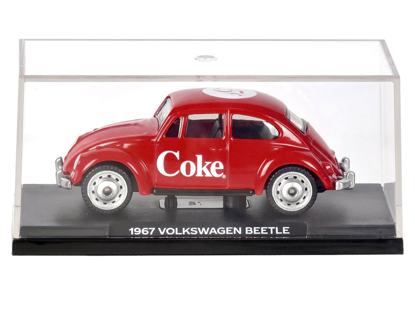 1967 Volkswagen Beetle "Coca-Cola" Red 1/50 Diecast Model by Motorcity Classics