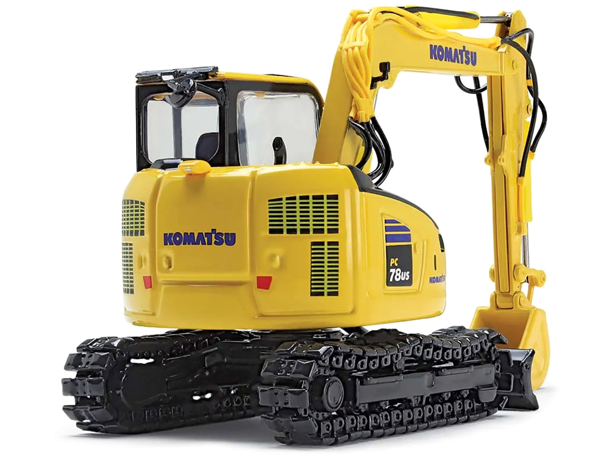 Komatsu PC78US-11 Excavator Yellow 1/50 Diecast by DCP/First Gear