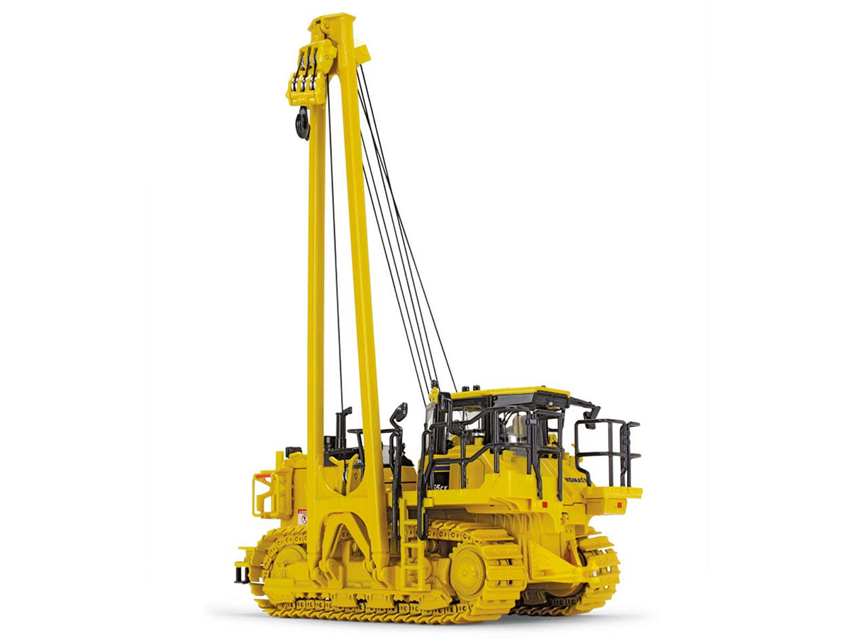Komatsu D155CX-8 With K170 Pipelayer Yellow with Accessories 1/50 Diecast