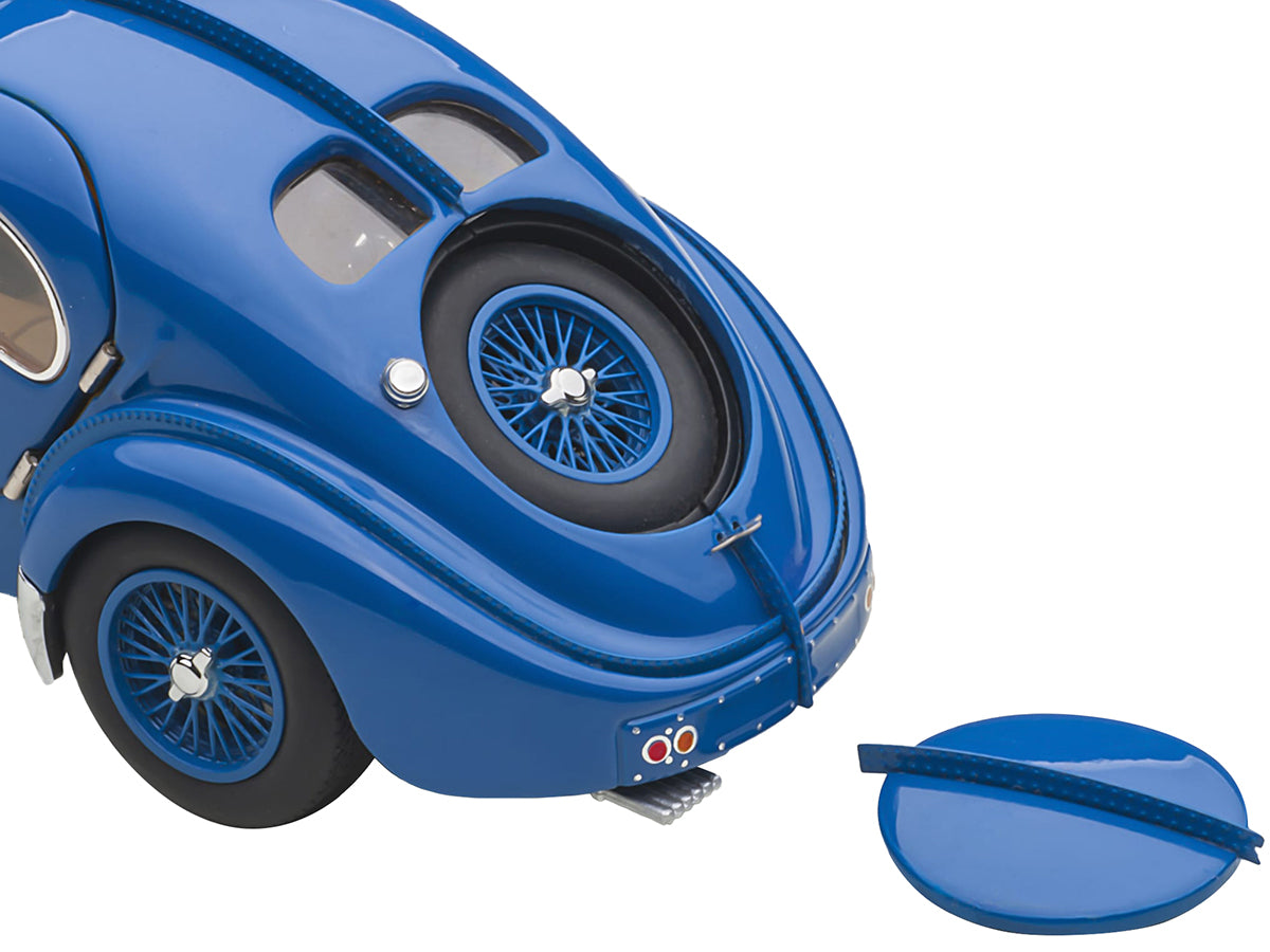 1938 Bugatti Type 57SC Atlantic with Metal Wire-Spoke Wheels Blue 1/43 Diecast Model Car by Autoart <h2>1938 Autoart</h2> <p>High-quality perfect for collectors and enthusiasts. Features detailed inte