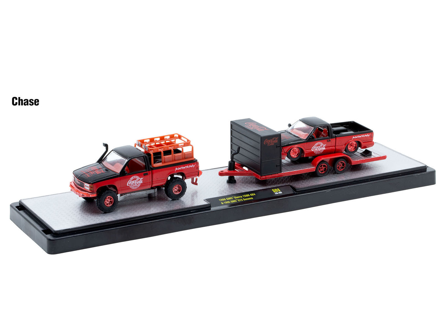 Auto Haulers "Coca-Cola" Set of 3 pieces Release S03 Limited Edition to 4800 pieces Worldwide 1/64 Diecast Model by M2 Machines