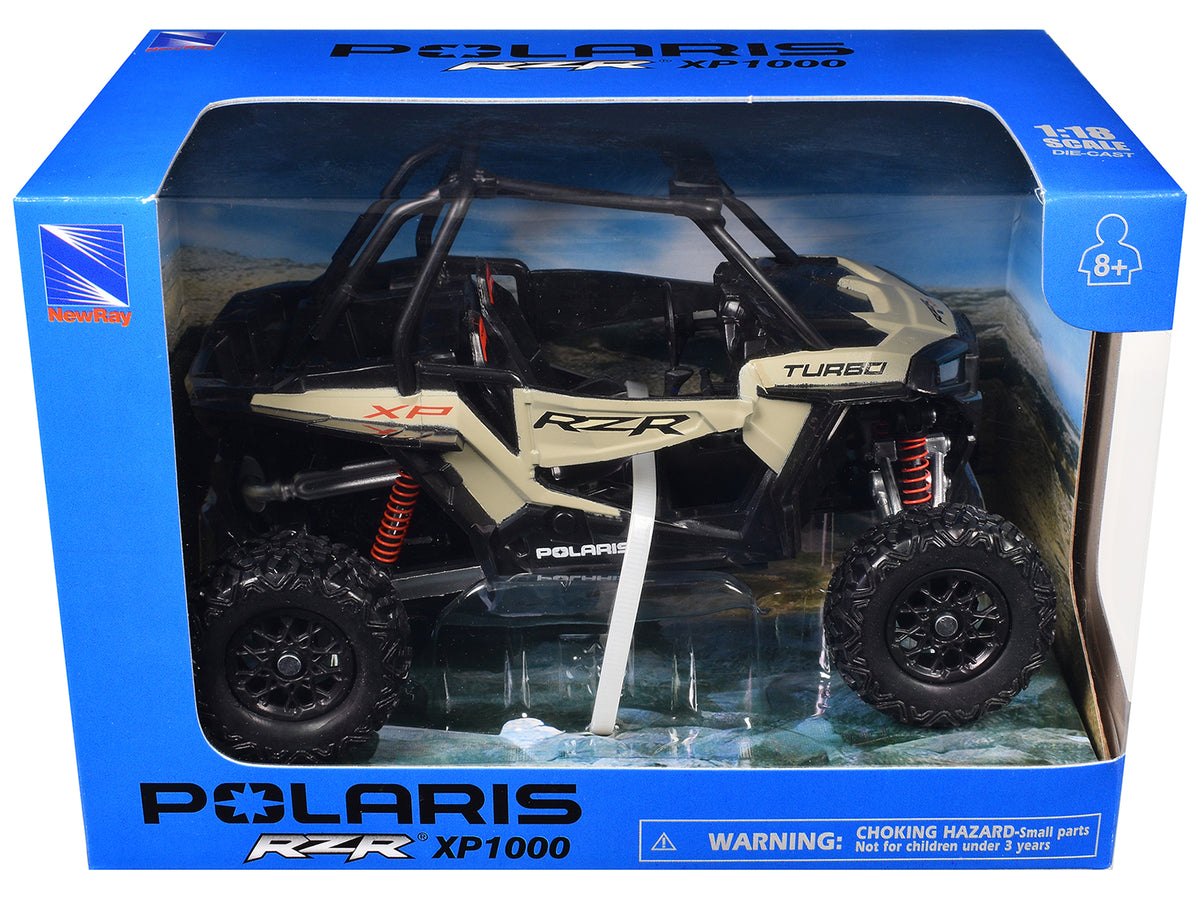 Polaris RZR XP 1000 Dune Buggy Sand Metallic 1/18 Diecast Model - New Ray