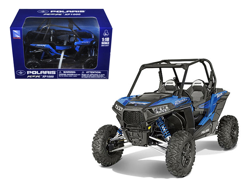 Polaris RZR XP 1000 Dune Buggy Blue 1/18 Diecast Model - New Ray