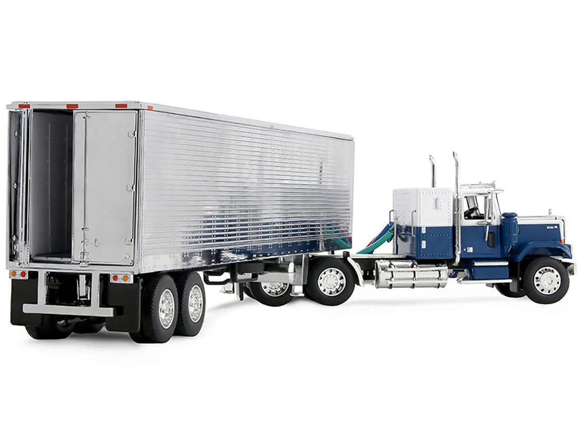Chevrolet Bison 34 Flat Top Sleeper & 40' Vintage Trailer Reefer & 1/64 Diecast