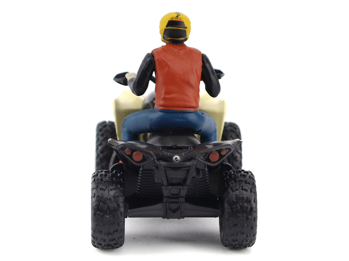 Can-Am Renegade X XC 1000R ATV Desert Tan with Driver Figure 1/32 Diecast