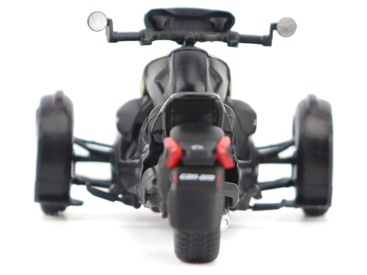 Can-Am Ryker Rally 3-Wheel Motorcycle Sand Storm & Black 1/32 Diecast