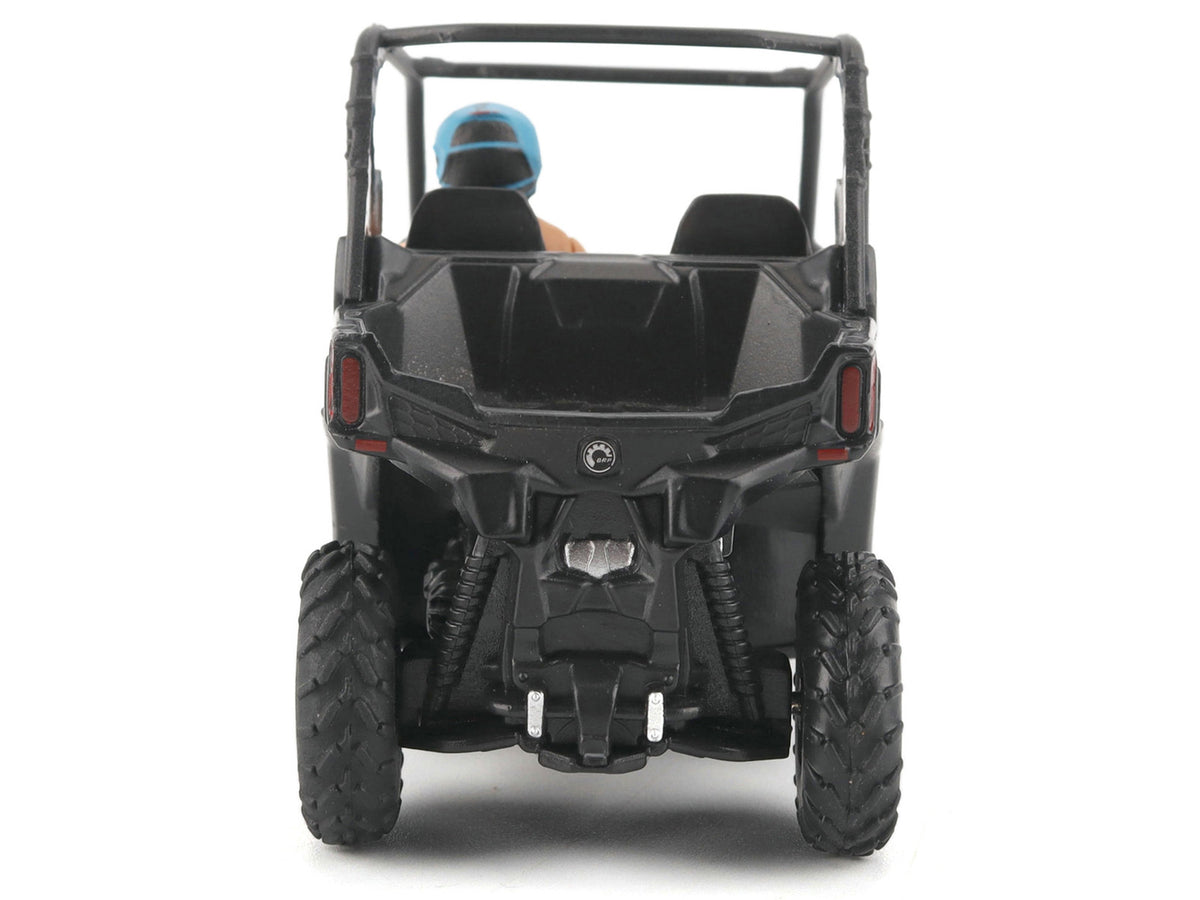 Can-Am Maverick Trail DPS 1000 Matt Black with Driver Figure 1/32 Diecast