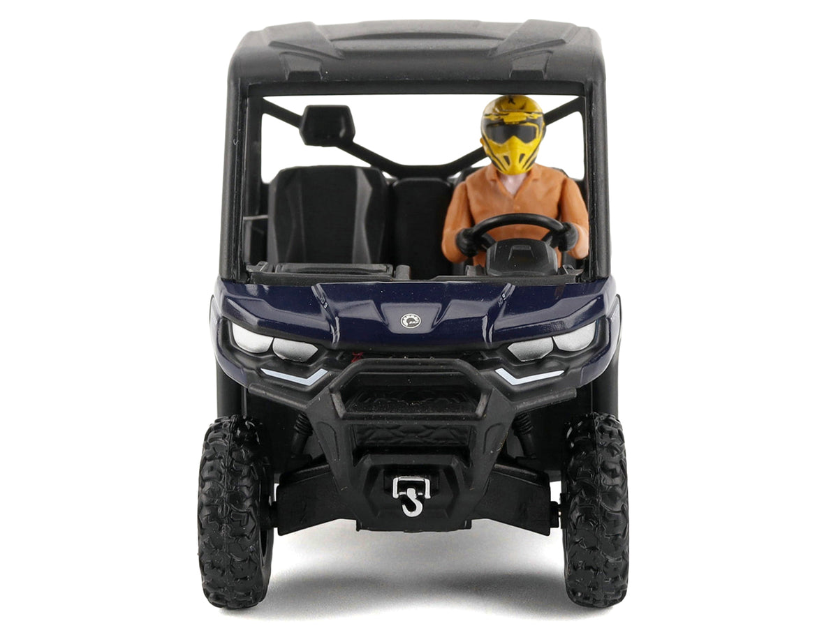 Can-Am Defender XT HD9 Navy Blue & Black with Driver Figure 1/32 Diecast