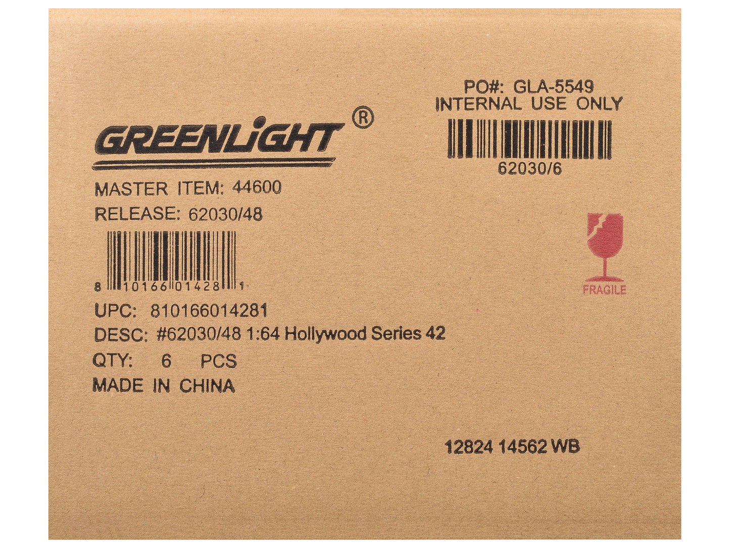 GreenLight "Hollywood Series" Set of 6 pieces Release 42 1/64 Diecast Model Cars by <h2>"Hollywood Greenlight</h2> <p>High-quality car perfect for collectors and enthusiasts. Features detailed interio