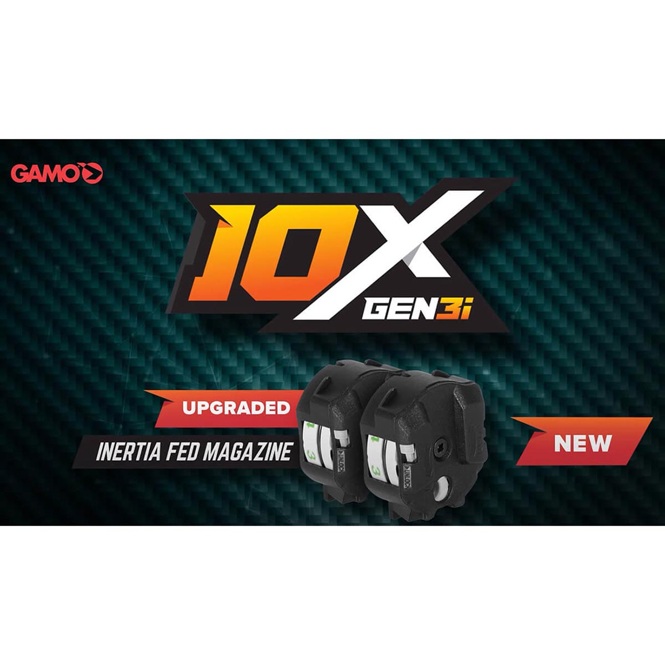 Gamo 10X GEN3i Inertia 10 Round Mag .22 (For use with Swarm Fusion & Magnum 10X GEN3i Rifles)