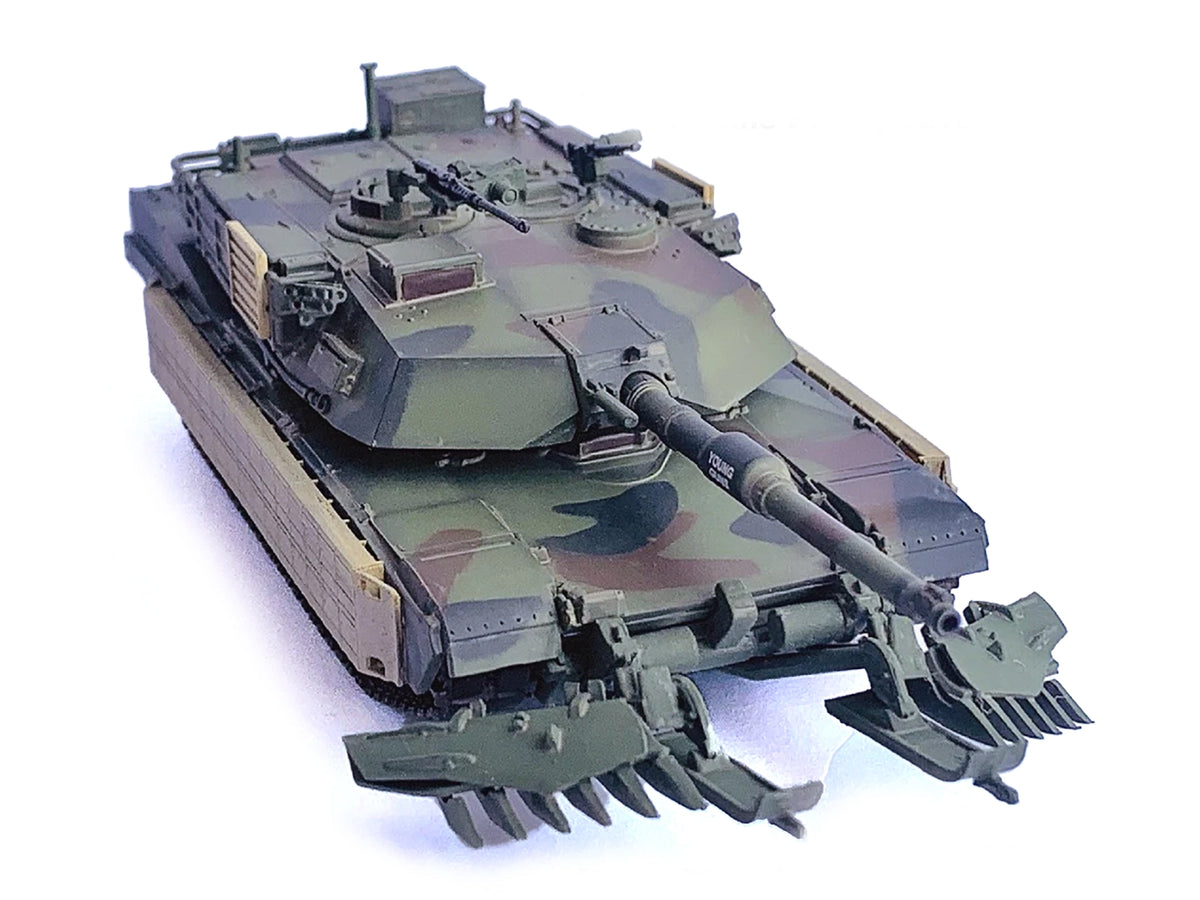 United States M1A1 AIM TUSK Mine Plow Camouflage NEO Dragon Armor 1/72 Plastic