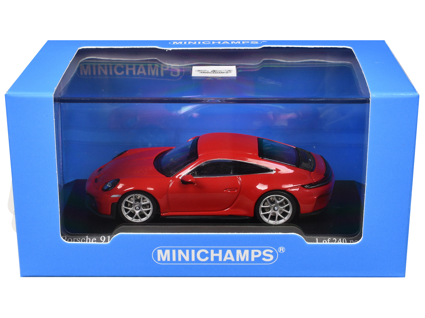 2025 Porsche 911 (992.2) GT3 Touring Red Limited Edition to 240 pieces Worldwide 1/64 Diecast Model Car by Minichamps