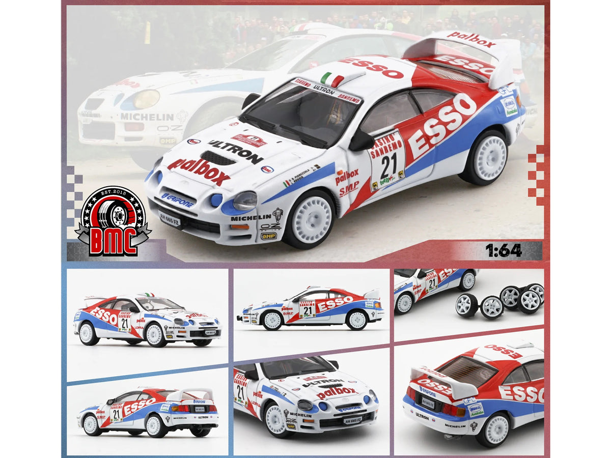 Toyota Celica GT-Four #21 Gilberto Pianezzola - Loris Roggia Extra Wheels 1/64