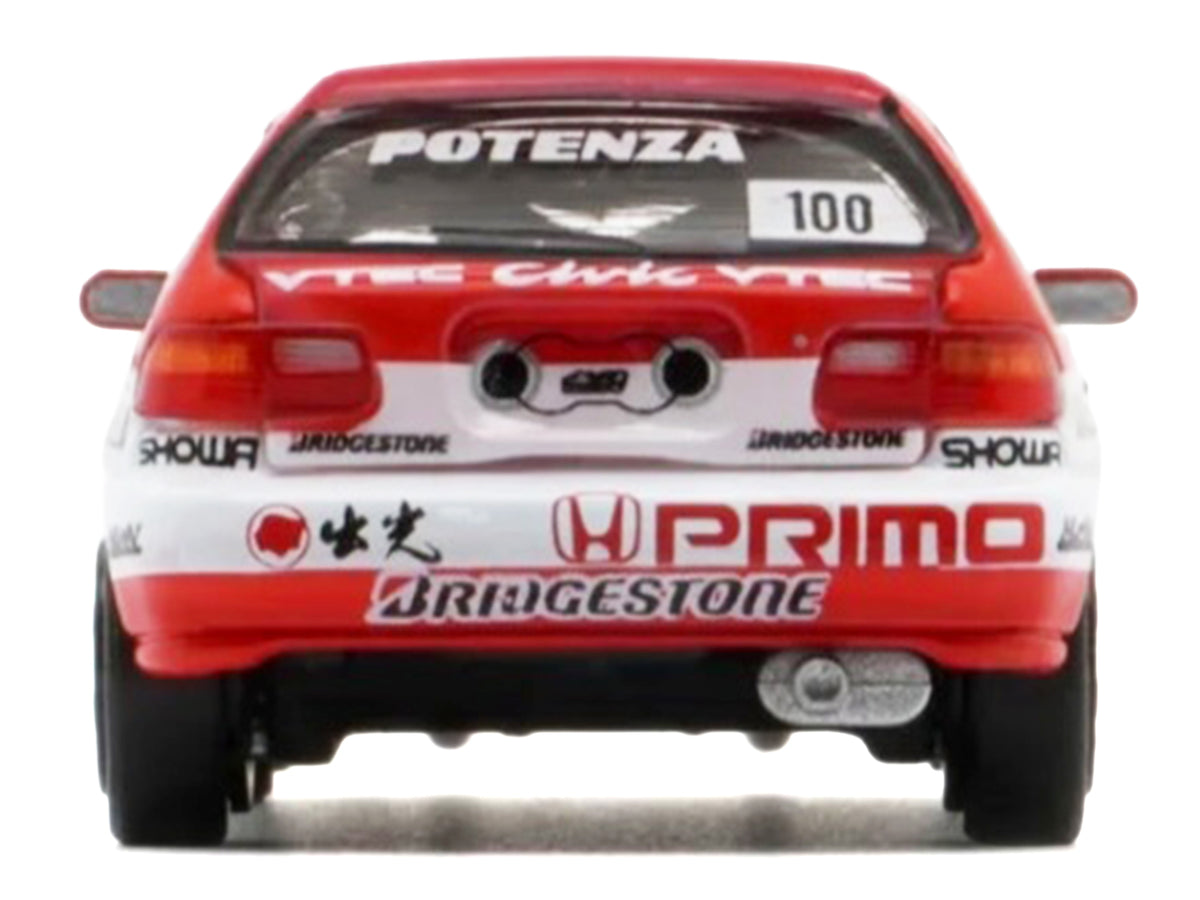 Honda Civic EG6 RHD #100 Osamu Nakako - Hideki Okada "Mugen Honda" 1/64 Diecast