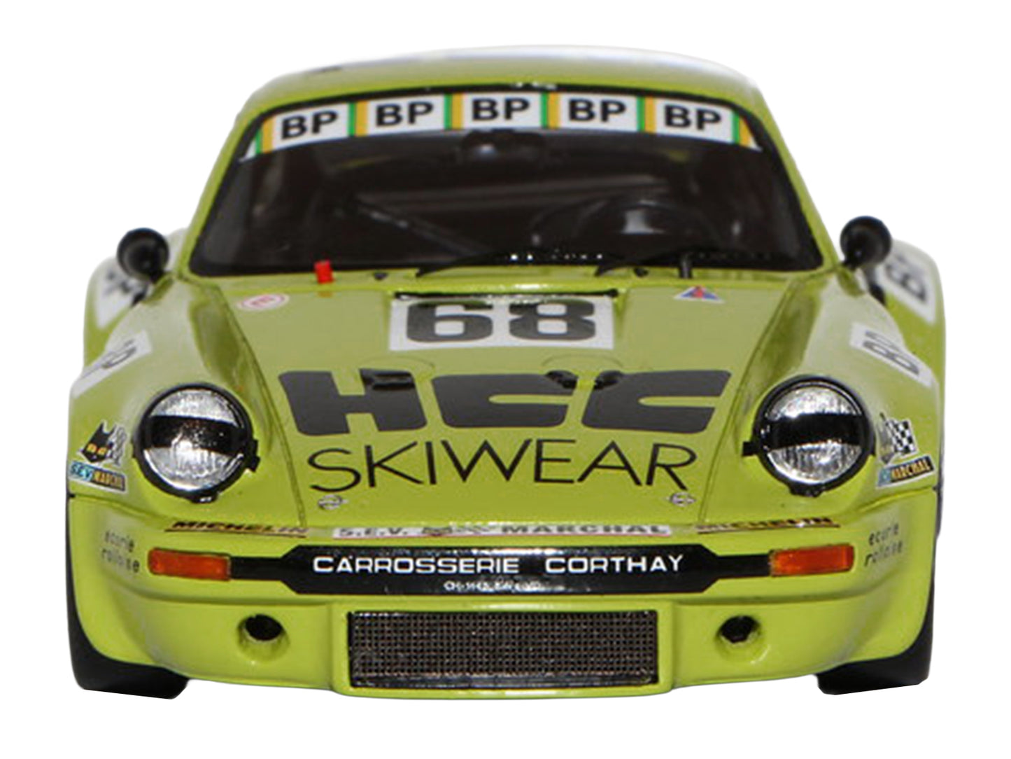 Porsche 911 Carrera RSR 3.0 #68 Guy Verrier - Florian Vetsch - Jean-Robert Corthay "24 Hours of Le Mans" (1975) 1/64 Model Car by Spark