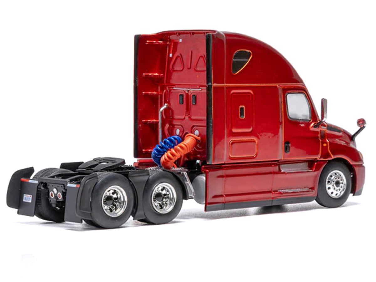 2018 Freightliner Cascadia Truck Tractor Red Metallic 1/64 Diecast by IXO Models