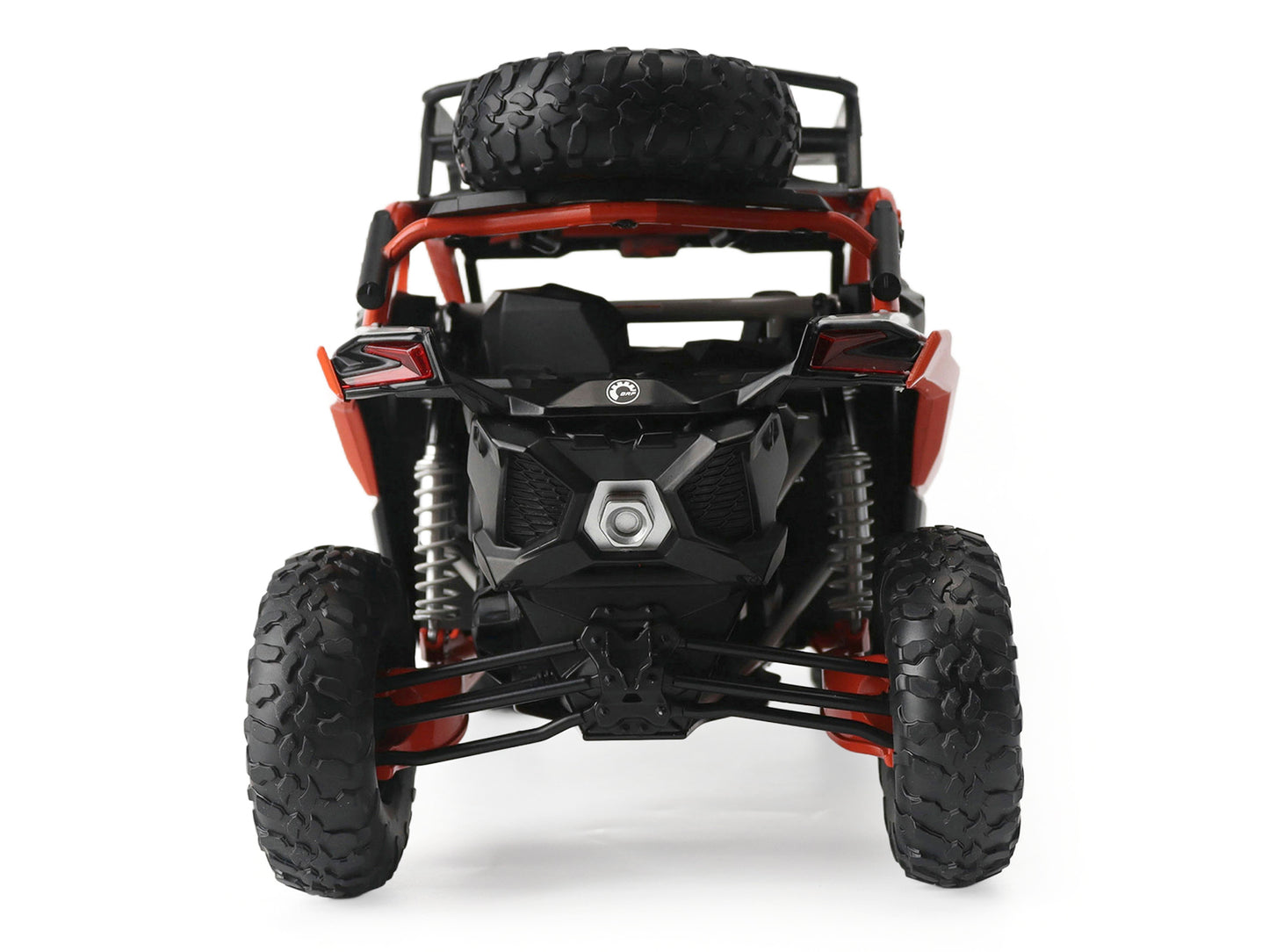 Can-Am Maverick X3 X RS Turbo RR with Roof Rack Chalk Gray and Orange 1/12 T&y Diecast Model by BRP Models