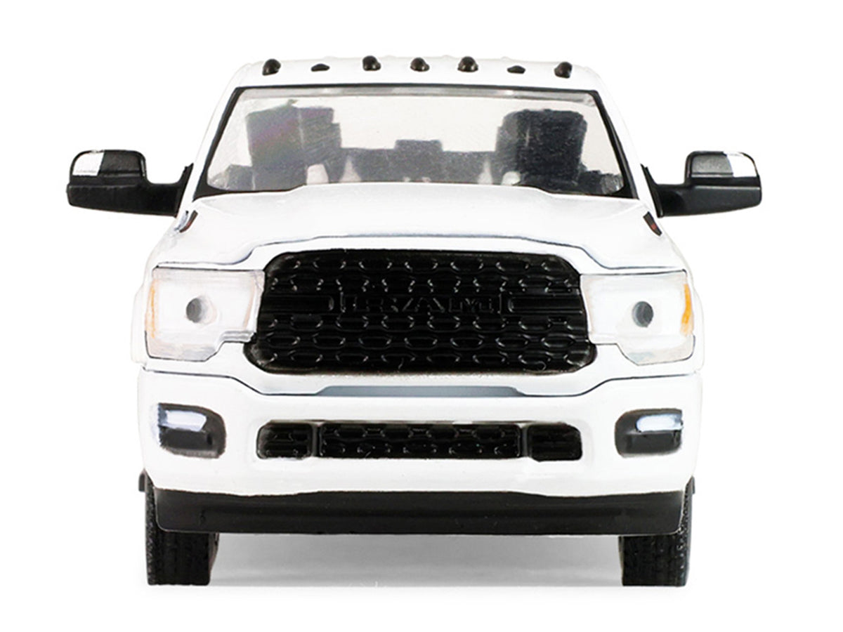 2023 Ram 2500 Bighorn Pickup Truck White 8 1/64 Diecast Model - Greenlight
