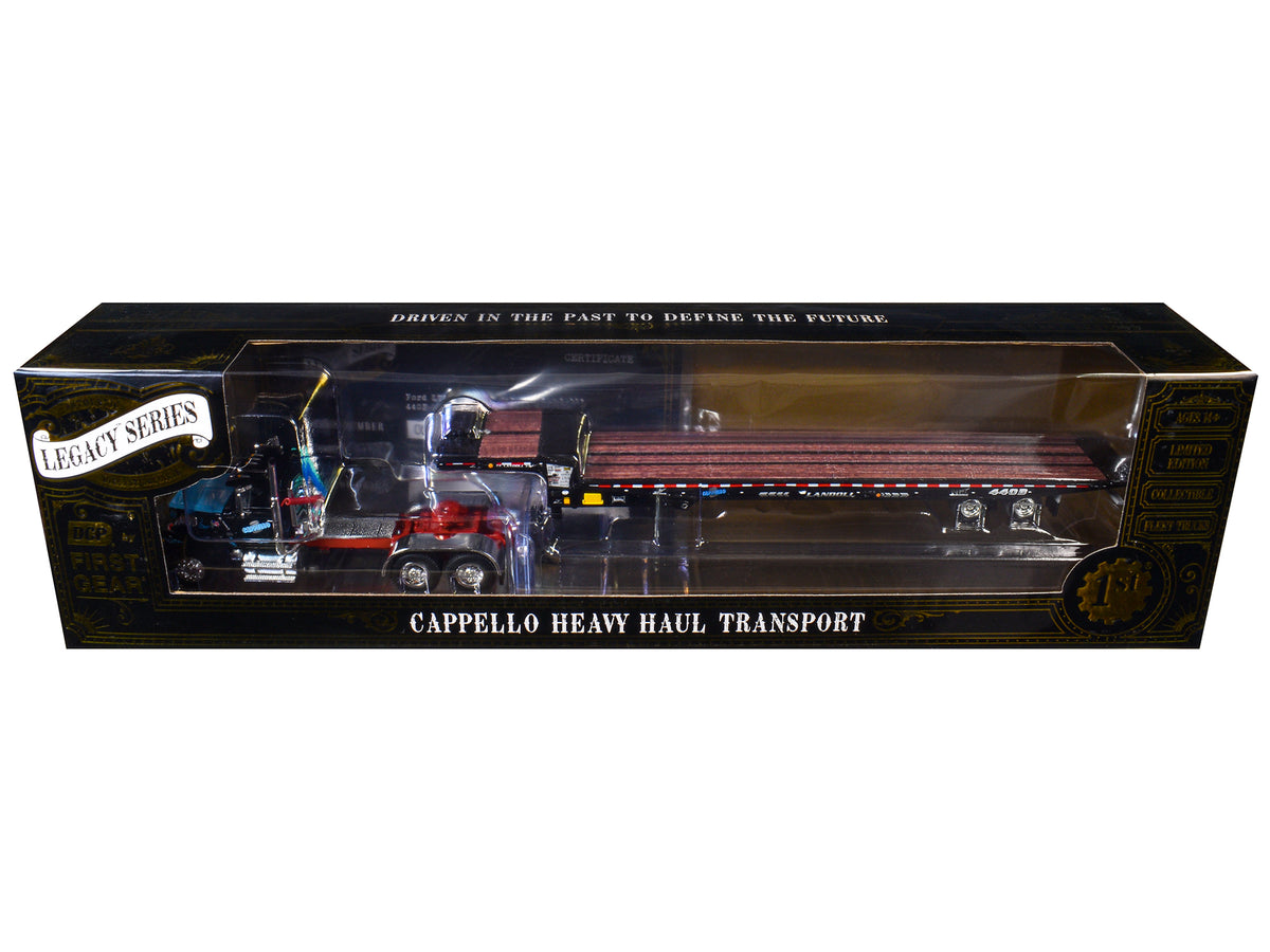 Ford LTL 9000 Day Cab Landoll 440B-50CA Traveling Axle Trailer Hood Legacy #3
