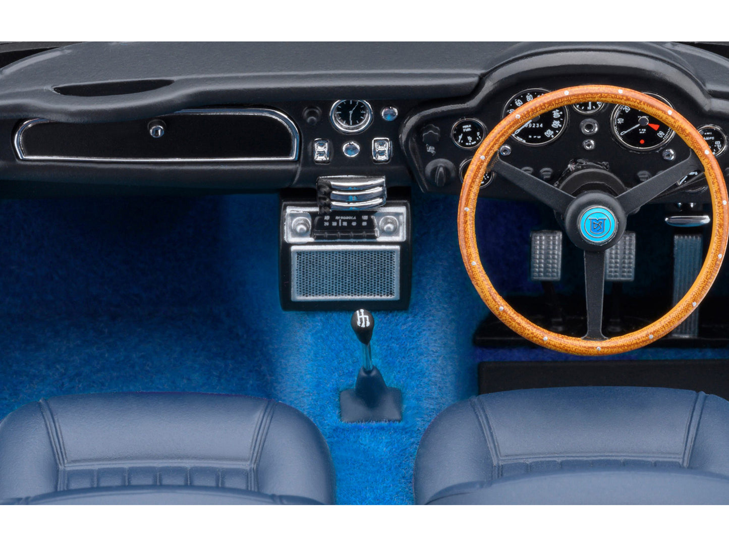 Aston Martin DB5 RHD (Right Hand Drive) Caribbean Pearl Blue Metallic 1/18 Model Car by Autoart <h2>Aston Autoart</h2> <p>High-quality diecast perfect for collectors and enthusiasts. Features detailed