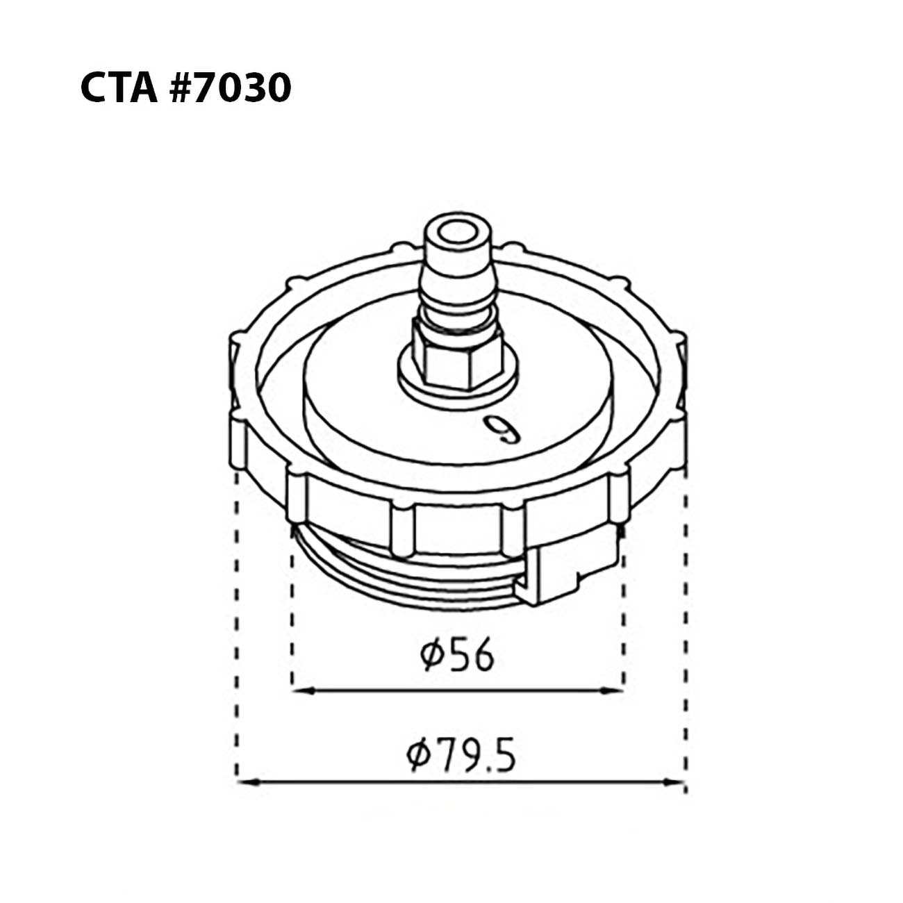 CTA Master Cylinder Brake Bleeder Adapter - Honda/Acura