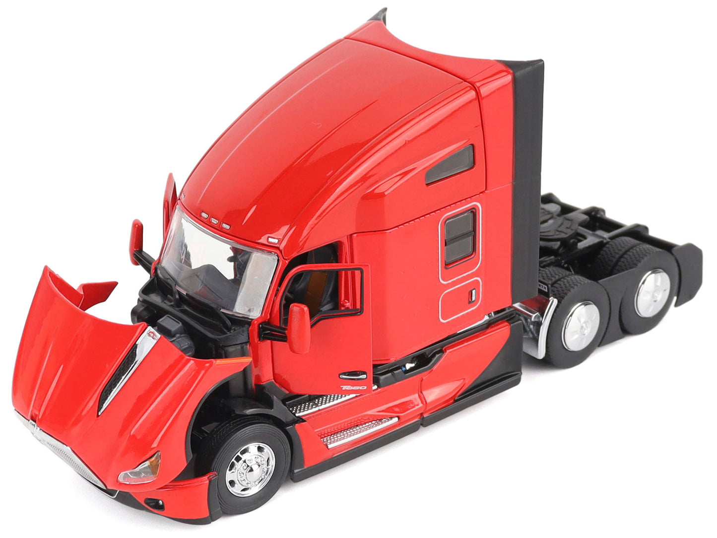 Kenworth T680 76" High Roof Sleeper Cab Truck Tractor Viper Red "Transport Series" 1/50 Diecast Model by Masters <h2>Kenworth Masters</h2> <p>High-quality car perfect for collectors and enthusiasts. F