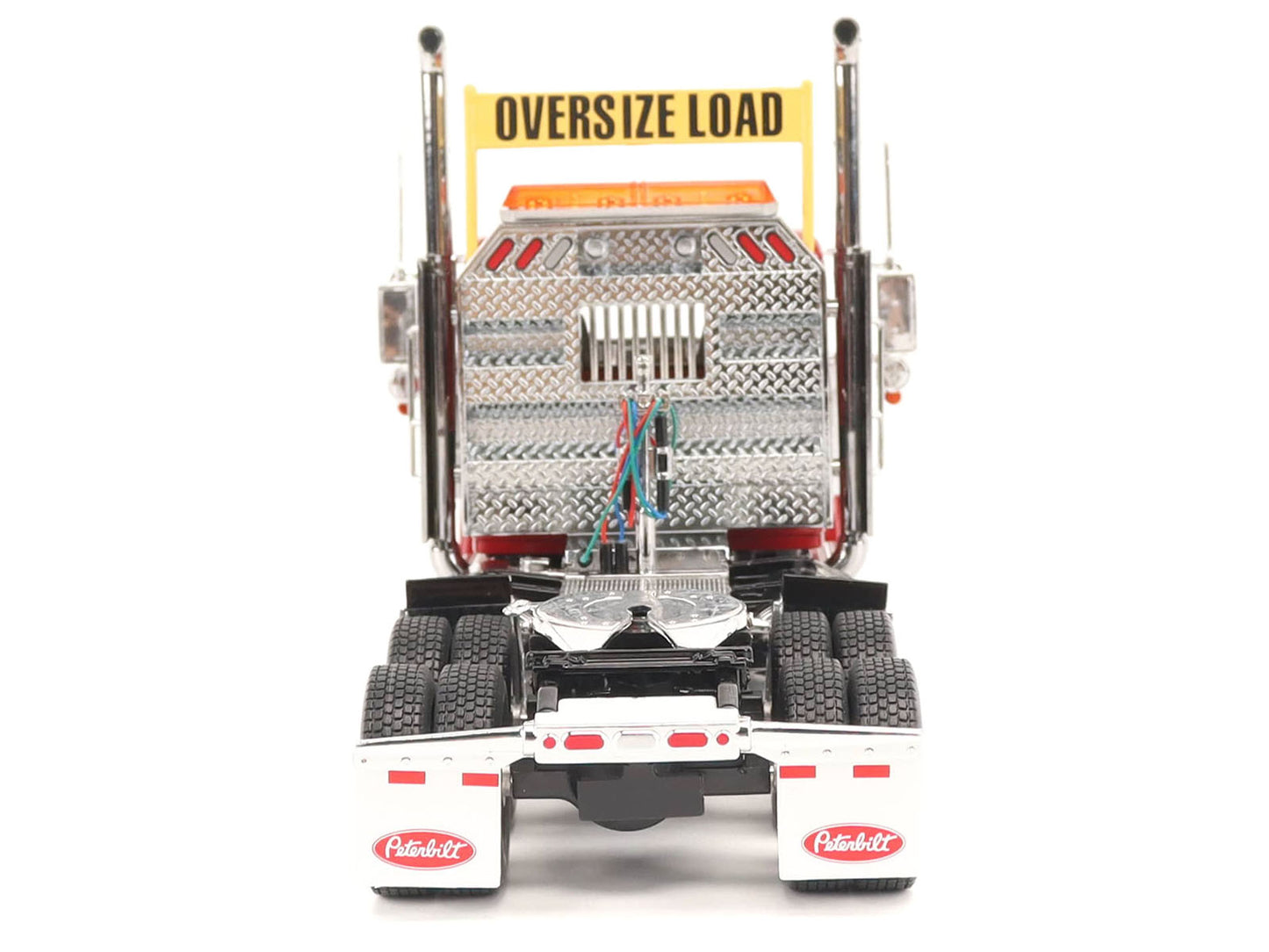 Peterbilt 589 Tandem-Axle Truck Tractor with Day Cab Legendary Red "Transport Series" 1/32 Diecast Model by Diecast Masters