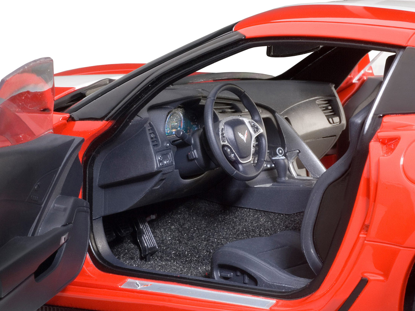 2017 Chevrolet Corvette C7 Grand Sport Red with White Stripe and Black Fender Hash Marks 1/18 Model Car by Autoart <h2>2017 Autoart</h2> <p>High-quality diecast perfect for collectors enthusiasts. Fea