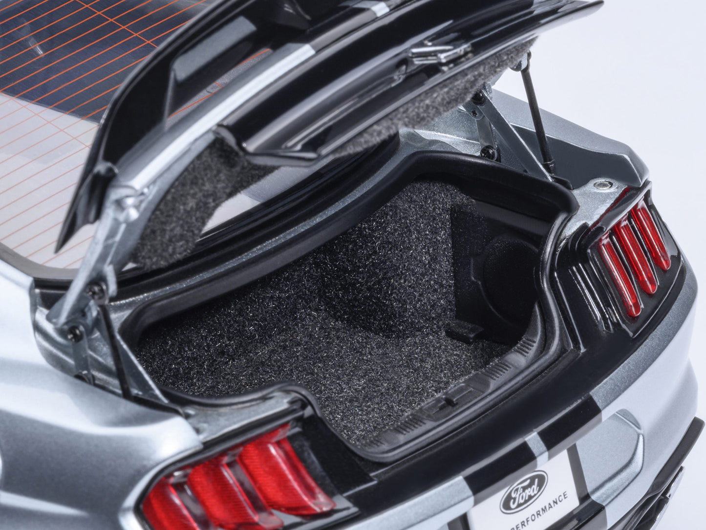 Ford Mustang Shelby GT500 Iconic Silver Metallic with Black Stripes 1/18 Model Car by Autoart <h2>Ford Autoart</h2> <p>High-quality diecast perfect for collectors and enthusiasts. Features detailed in
