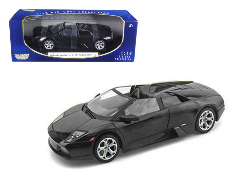 Lamborghini Murcielago Roadster Black 1/18 Diecast Model Car - Motormax