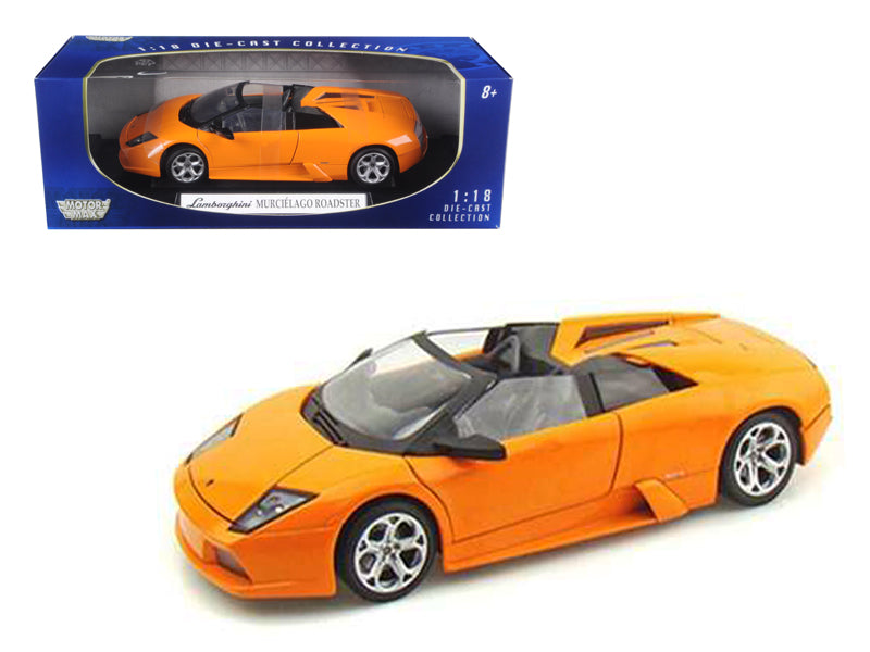 Lamborghini Murcielago Roadster Orange 1/18 Diecast Model Car - Motormax
