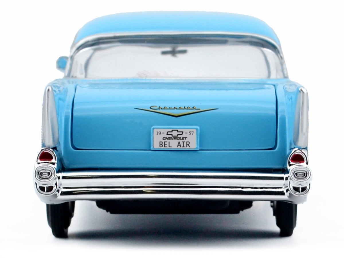 1957 Chevrolet Bel Air Light Blue "Timeless Legends" 1/24 Diecast Model Car