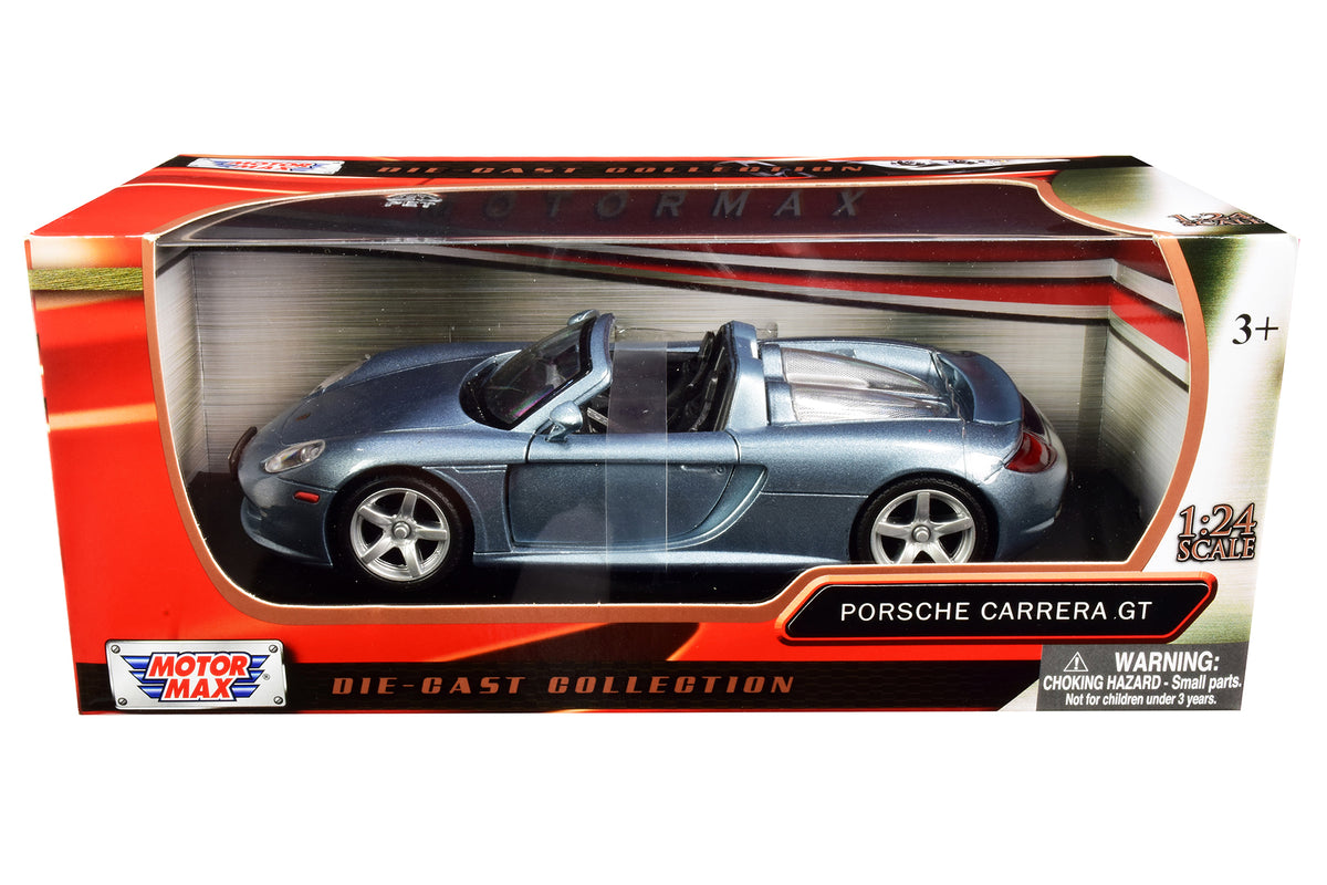 Porsche Carrera GT Gray 1/24 Diecast Model Car - Motormax