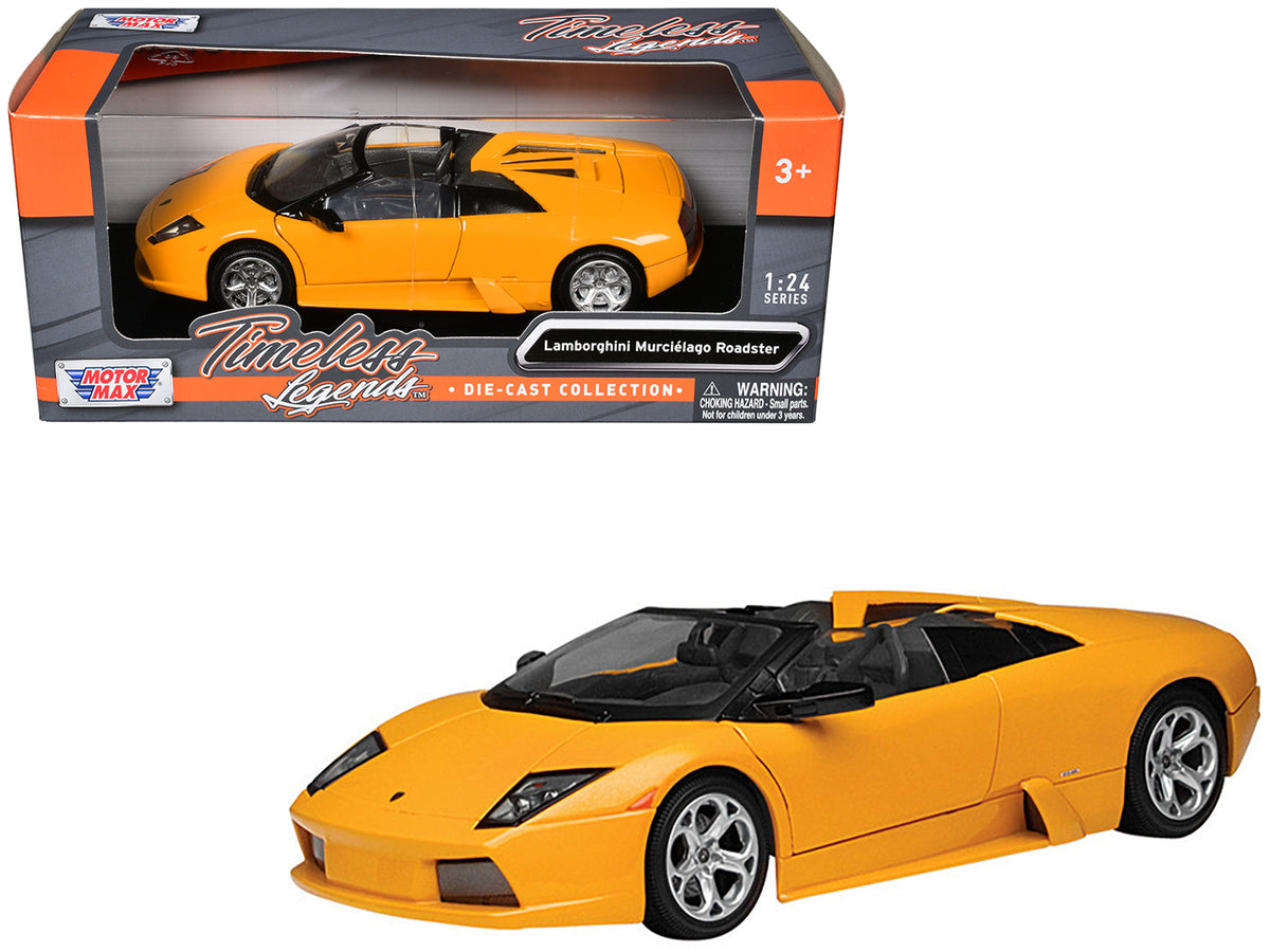 Lamborghini Murcielago Roadster Orange 1/24 Diecast Model Car - Motormax