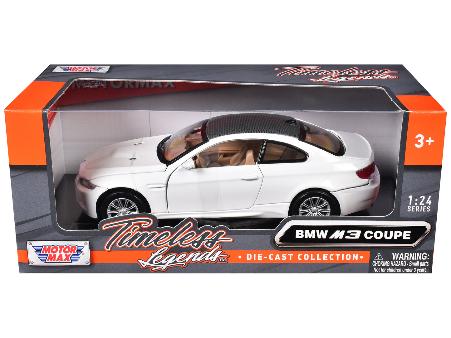 BMW M3 E92 Coupe White 1/24 Diecast Model Car by Motormax <h2>BMW Motormax</h2> <p>High-quality perfect for collectors and enthusiasts. Features detailed interior exterior craftsmanship, realistic pai